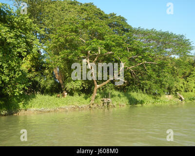 0401 Riversides Districts Blue Sky Calumpit Bulacan Apalit Pampanga villages  01 Stock Photo