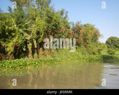 0401 Riversides Districts Blue Sky Calumpit Bulacan Apalit Pampanga villages  18 Stock Photo