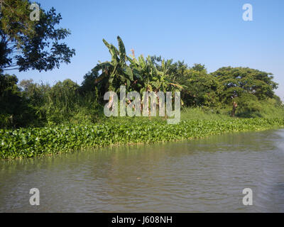 0401 Riversides Districts Blue Sky Calumpit Bulacan Apalit Pampanga villages  43 Stock Photo