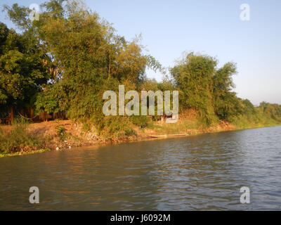 01094 Riversides Districts Blue Sky Calumpit Bulacan Apalit Pampanga villages  05 Stock Photo