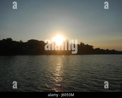 01094 Riversides Districts Blue Sky Calumpit Bulacan Apalit Pampanga villages  31 Stock Photo