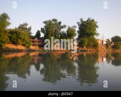 01094 Riversides Districts Blue Sky Calumpit Bulacan Apalit Pampanga villages  42 Stock Photo