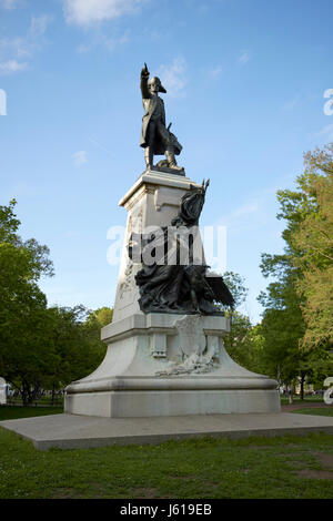 major general comte jean de rochambeau statue lafayette park Washington DC USA Stock Photo