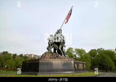 United states marine corps war memorial iwo jima statue Washington DC USA