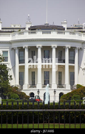 south facade of the white house Washington DC USA