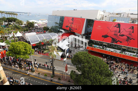 Cannes, France. 19th May, 2017. Cannes, France - May 18, 2017: Cannes Film Festival Panorama | usage worldwide Credit: dpa/Alamy Live News Stock Photo