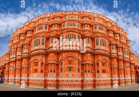 Hawa Mahal is a beautiful palace in Jaipur (Pink City), Rajasthan, also known as Palace of Winds or Palace of the Breeze, constructed of red and pink 