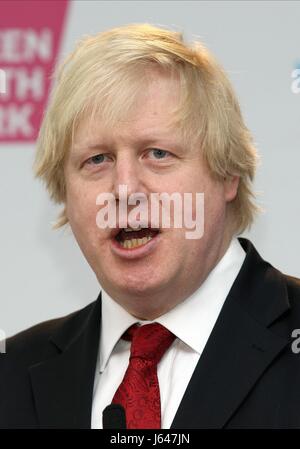 BORIS JOHNSON MAYOR OF LONDON FISH ISLAND LONDON ENGLAND UK 22 March 2013 Stock Photo