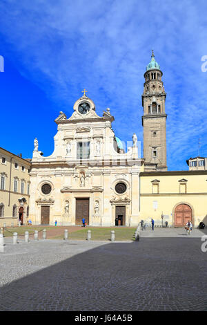 San Giovanni Evangelista Church, Piazzale San Giovanni, Parma, Emilia-Romagna, Italy, Europe. Stock Photo