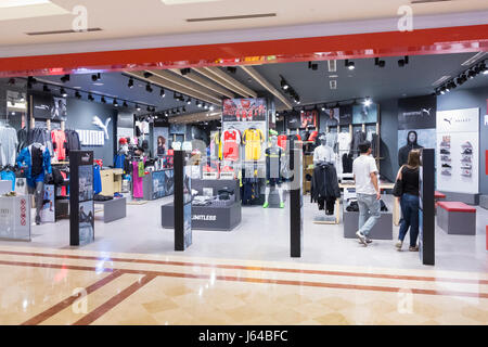 Puma shop, Malaysia Stock Photo