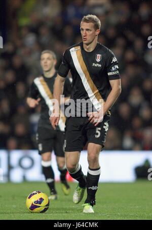 BREDE HANGELAND FULHAM FC LONDON ENGLAND UK 15 December 2012 Stock Photo