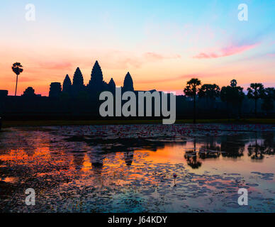 Stock Photo - Ankor Wat, photo taken at sunrise Stock Photo