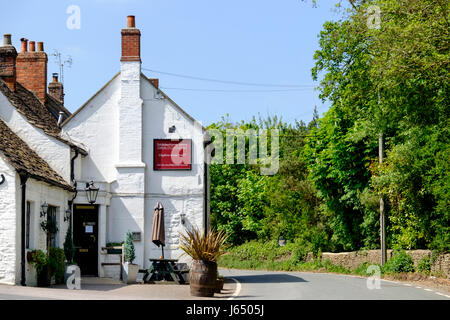 Biddestone village wiltshire england uk english traditional unspoil picturesque Biddestone arms Stock Photo