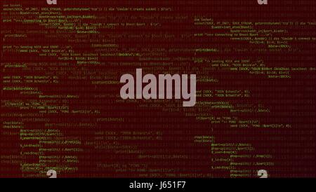 Abstract background with program code. Vector illustration Stock Vector