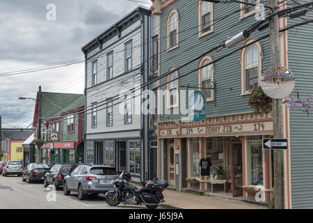 Buildings in town, Lunenburg, Nova Scotia, Canada Stock Photo