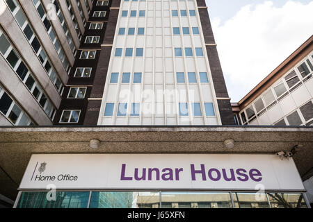 The Home Office UK Visas & Immigration Office at Lunar House in Croydon, London, UK. Stock Photo