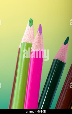 coloured progression colored pencils school educational institution ...