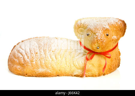 food aliment sweet easter traditional ram decoration lamb food aliment macro Stock Photo