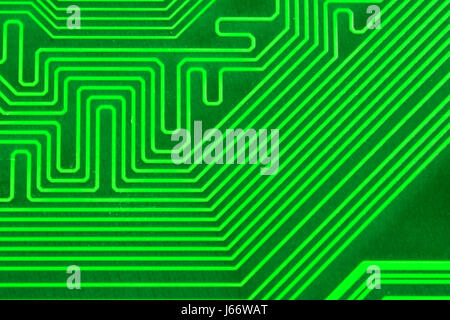 Electronic circuit board as an abstract background pattern. Macro close-up toned. Stock Photo