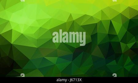 Abstract polygonal background in green shades. There is a variant in the vector. Stock Vector