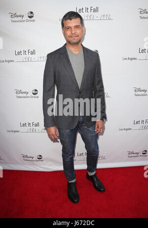 Premiere of 'Let It Fall: Los Angeles 1982-1992' at California African American Museum - Arrivals  Featuring: Rey Herrera Where: Los Angeles, California, United States When: 18 Apr 2017 Credit: FayesVision/WENN.com Stock Photo