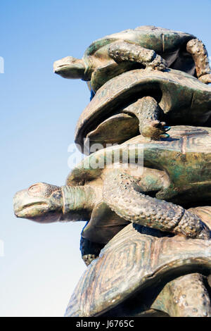 Mackinac Island Michigan,Historic State Parks Park Mackinaw,Straits of,Lake Huron,Cadotte Avenue,Native American Indian,Indian indigenous peoples,Turt Stock Photo