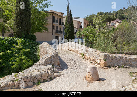 Pont Roma in Pollenca, Majorca, Spain Stock Photo