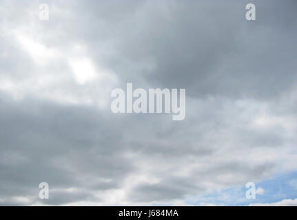 Dark gray clouds Stock Photo