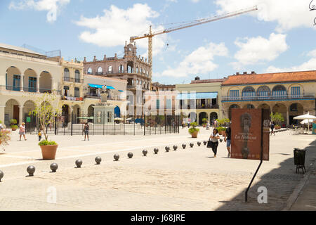 Old Square (plaza vieja), Havana, Cuba Stock Photo