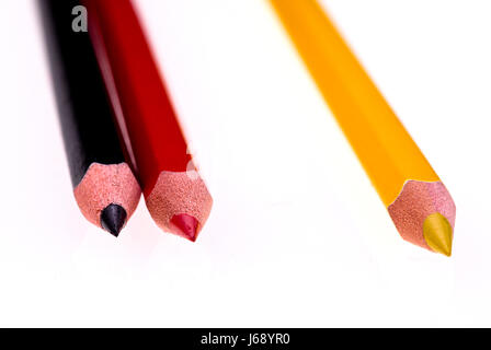 pencil tips Stock Photo