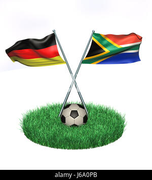south africa world championship wm sport sports soccer football meadow grass Stock Photo