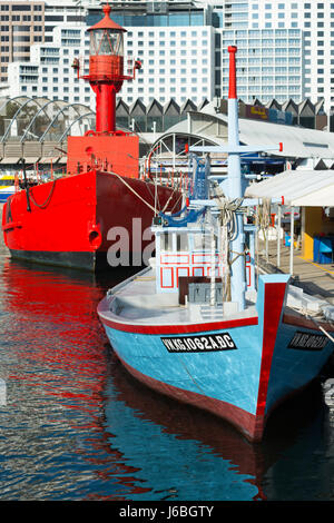 Australian National Maritime Museum in Darling Harbour, Sydney. Stock Photo