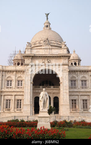 Victoria Memorial building in Kolkata, West Bengal, India on February 08, 2016 Stock Photo