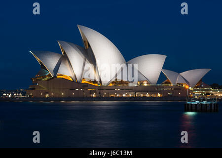 Sydney Opera House after dark. NSW, Australia. Stock Photo