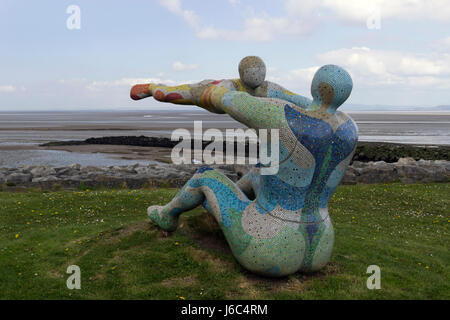 Venus and Cupid Sculpture Stock Photo