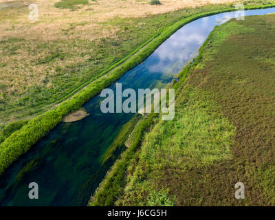 The Gacka River in Lika region, Croatia Stock Photo