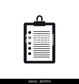 To do list icon, simple style Stock Vector