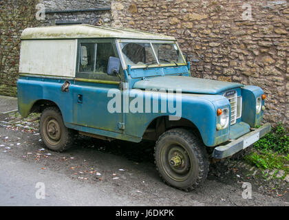 The iconic Land Rover four wheel drive vehicle Stock Photo