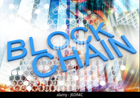 Fintech technology and Blockchain network concept , Distributed ledger ...