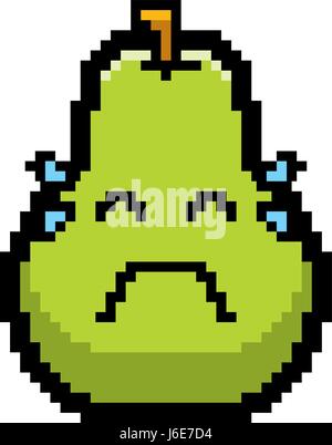 Pear Crying A cartoon illustration of a pear crying Stock Vector Image & Art - Alamy