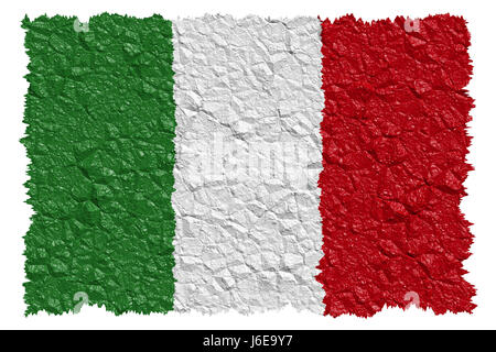 flag italy Stock Photo