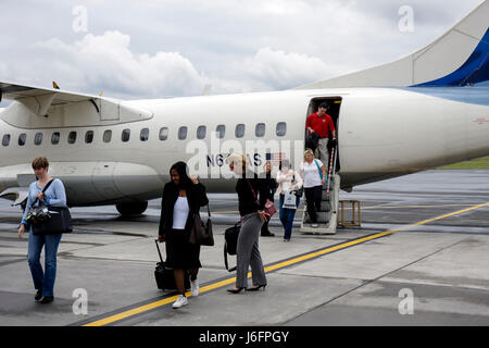 Tennessee Blountsville,Tri City Airport,Black Blacks African Africans ethnic minority,adult adults woman women female lady,women,airline,commercial ai Stock Photo