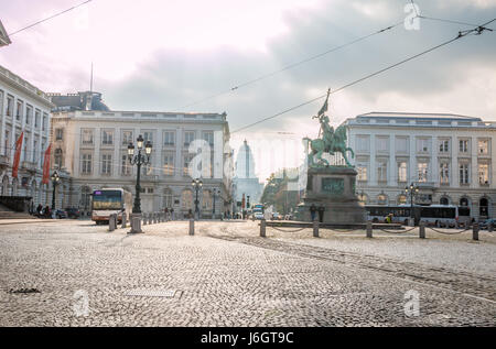 Place Royal in Brussels Belgium Stock Photo