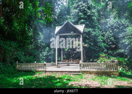 Place for Burn Dead Body of Buddhist in Funeral Day Stock Photo