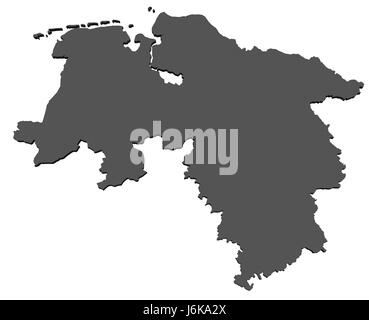 map of saxony - optional Stock Photo - Alamy