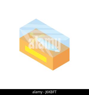 Swords on stand in museum icon, cartoon style Stock Vector