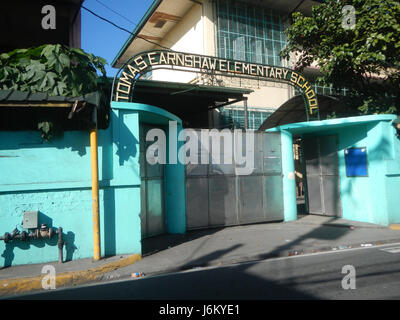 08259 Punta Santa Ana Manila Barangays Schoos Felix Y. Manalo Street  08 Stock Photo