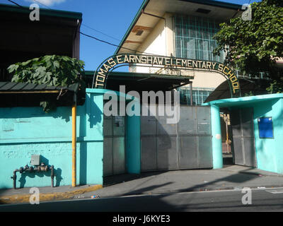 08259 Punta Santa Ana Manila Barangays Schoos Felix Y. Manalo Street  10 Stock Photo