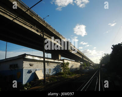 08868 Nagtahan Link Bridge 2 Flyover Railway PNR Beata Pandacan Manila Stock Photo