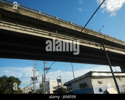 08868 Nagtahan Link Bridge 3 Flyover Railway PNR Beata Pandacan Manila Stock Photo